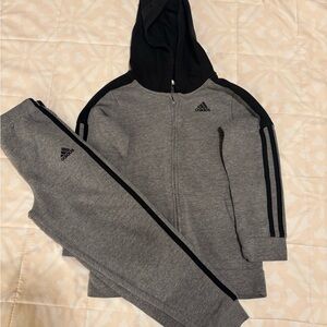 Gray Fleece Jacket and pants
